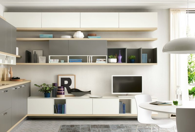 Итальянская кухня Foodshelf 08 фабрики SCAVOLINI