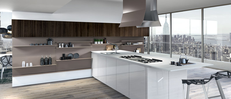 Итальянская кухня G30 07 фабрики Tre.O Kitchens