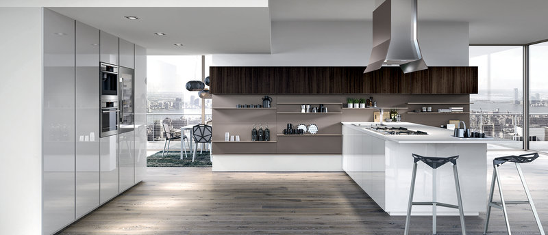 Итальянская кухня G30 07 фабрики Tre.O Kitchens