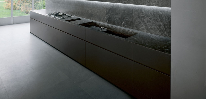 Итальянская кухня GANDHARA NERO фабрики MINOTTI CUCINE