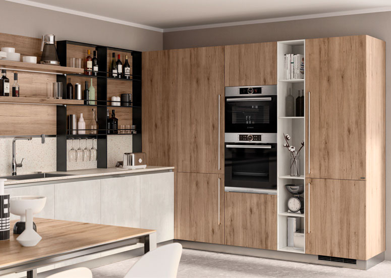 Итальянская кухня LiberaMente 01 фабрики SCAVOLINI