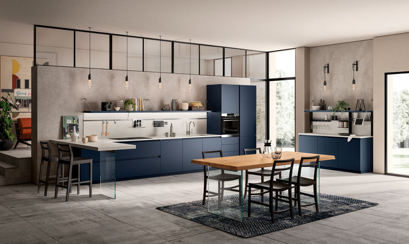 Итальянская кухня LiberaMente 07 фабрики SCAVOLINI