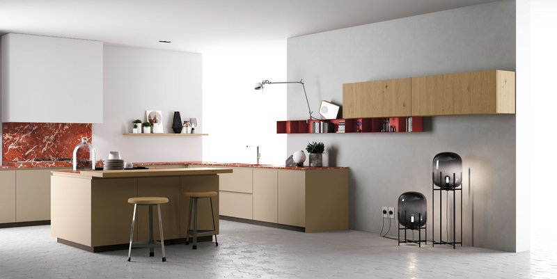 Итальянская кухня MATERIA 05 фабрики DOIMO CUCINE