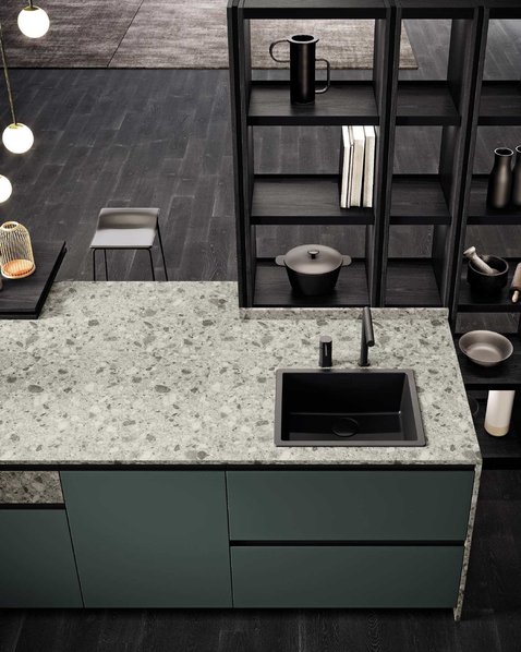 Итальянская кухня MENTA 02 фабрики MITON CUCINE