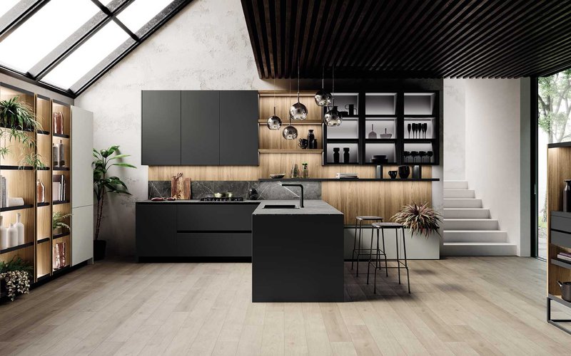 Итальянская кухня MENTA 03 фабрики MITON CUCINE