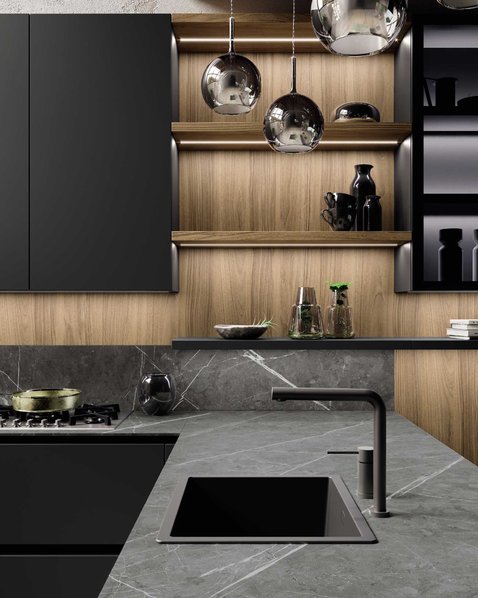 Итальянская кухня MENTA 03 фабрики MITON CUCINE