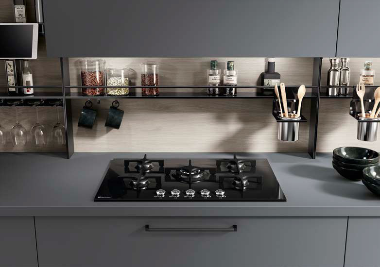 Итальянская кухня Mood 02 фабрики SCAVOLINI