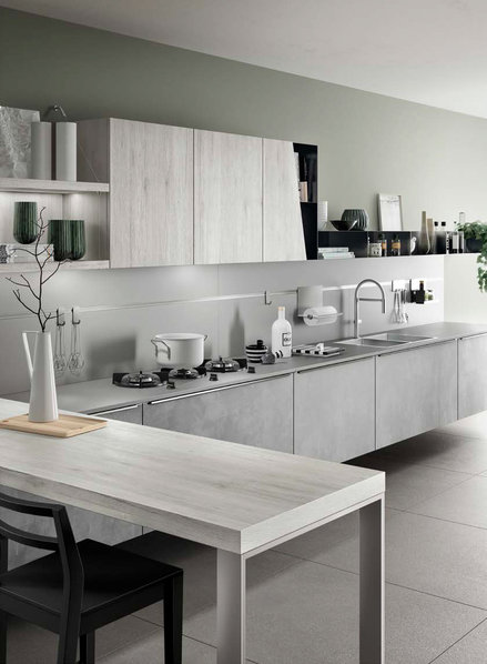 Итальянская кухня Mood 03 фабрики SCAVOLINI