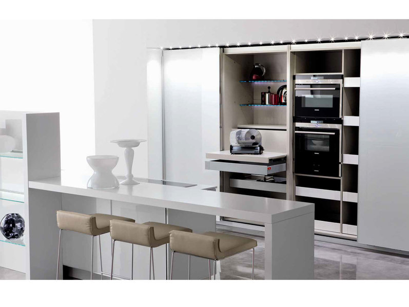 Итальянская кухня New Aluminia 01 фабрики SPAGNOL CUCINE