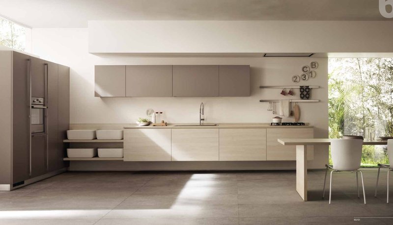 Итальянская кухня Qi 06 фабрики SCAVOLINI