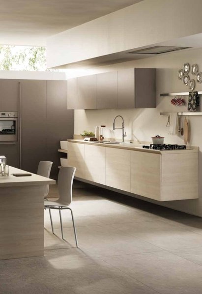 Итальянская кухня Qi 06 фабрики SCAVOLINI