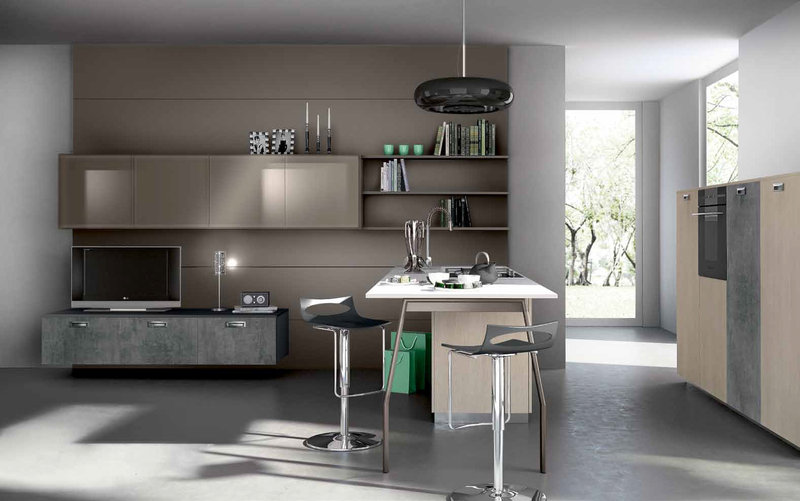 Итальянская кухня Smart 02 фабрики SPAGNOL CUCINE