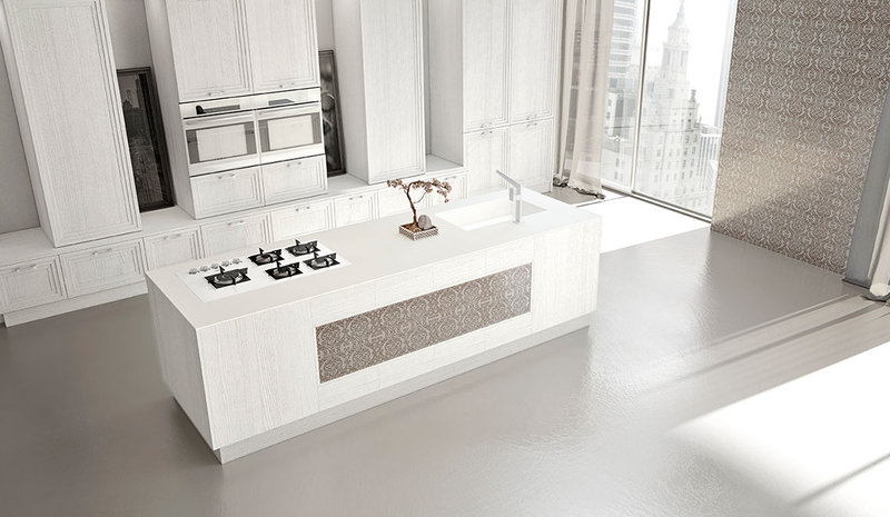 Итальянская кухня Surface 02 фабрики MOD'Art Cucine