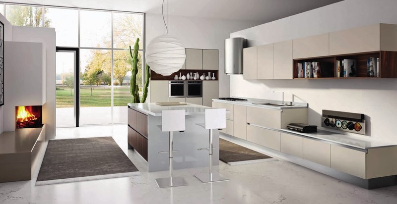 Итальянская кухня THAI 04 фабрики Tre.O Kitchens