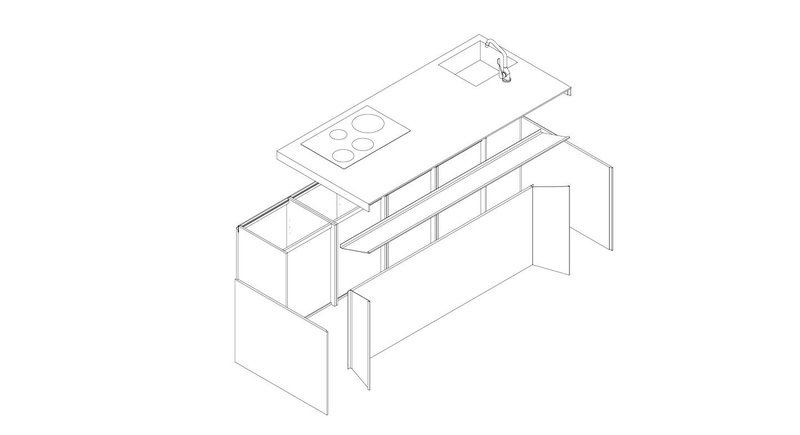 Итальянская кухня Thea 02 фабрики ARCLINEA