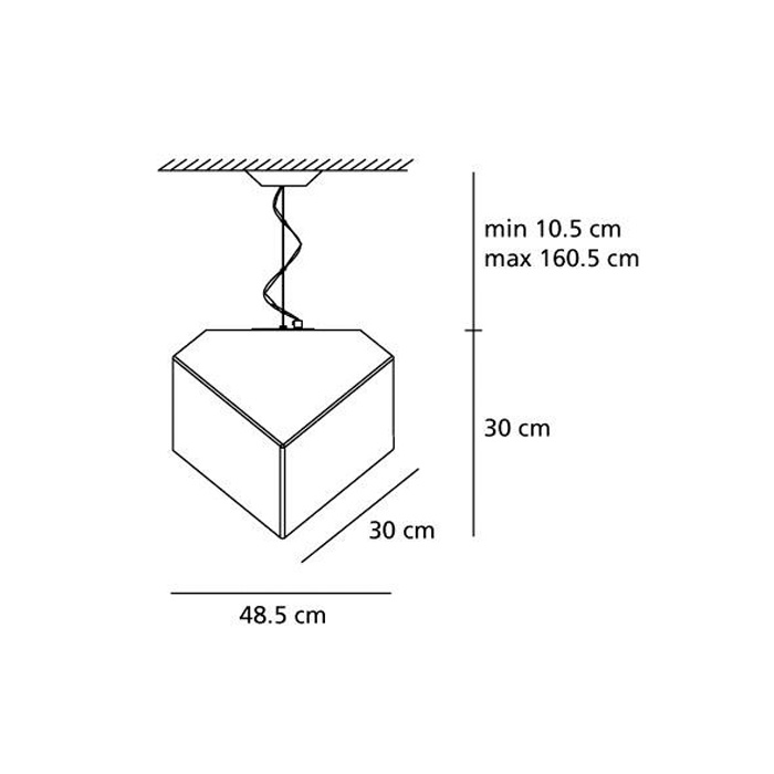 Итальянская люстра Edge 30 фабрики ARTEMIDE