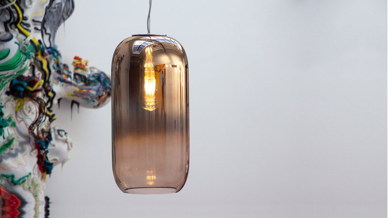 Итальянская люстра Gople Copper фабрики ARTEMIDE