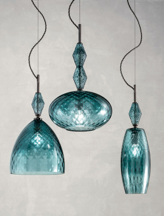 Итальянская люстра MOOD Joy S1/Blue фабрики EUROLUCE LAMPADARI