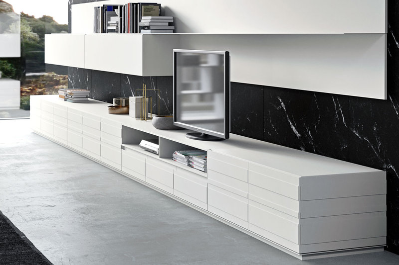 Итальянская мебель для TV HI-FI Stripe фабрики EMMEBI