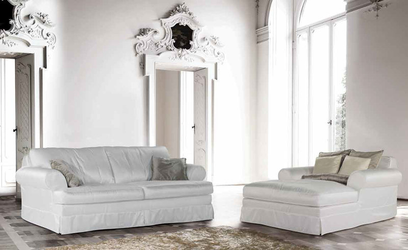 Итальянская мягкая мебель Ariel White Collection фабрики Epoque Treci Sallotti