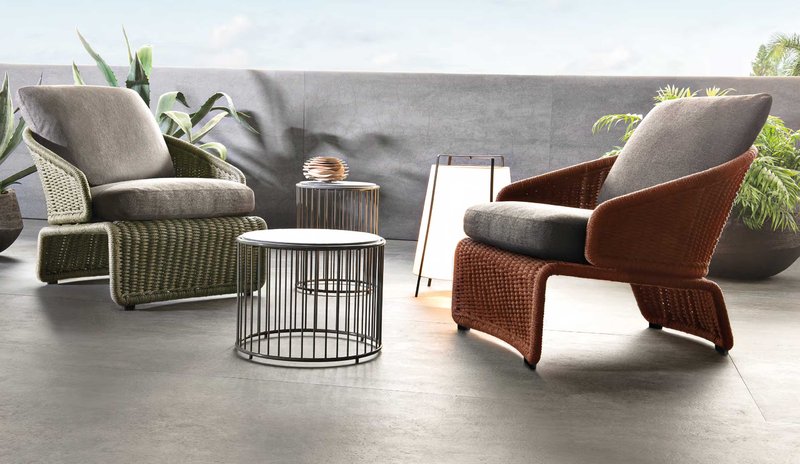 Итальянское кресло HALLEY фабрики MINOTTI