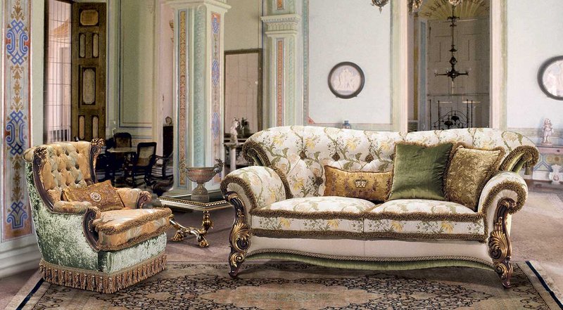 Итальянская мягкая мебель HERMITAGE фабрики EGIDIO LUNARDELLI