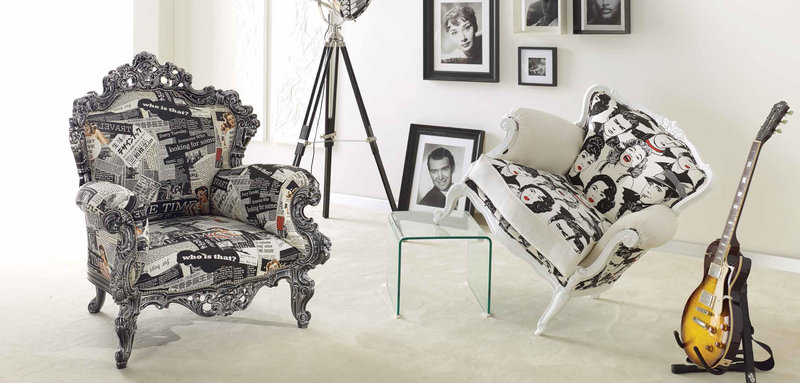 Итальянские кресла Hollywood & Monroe фабрики Morello Gianpaolo
