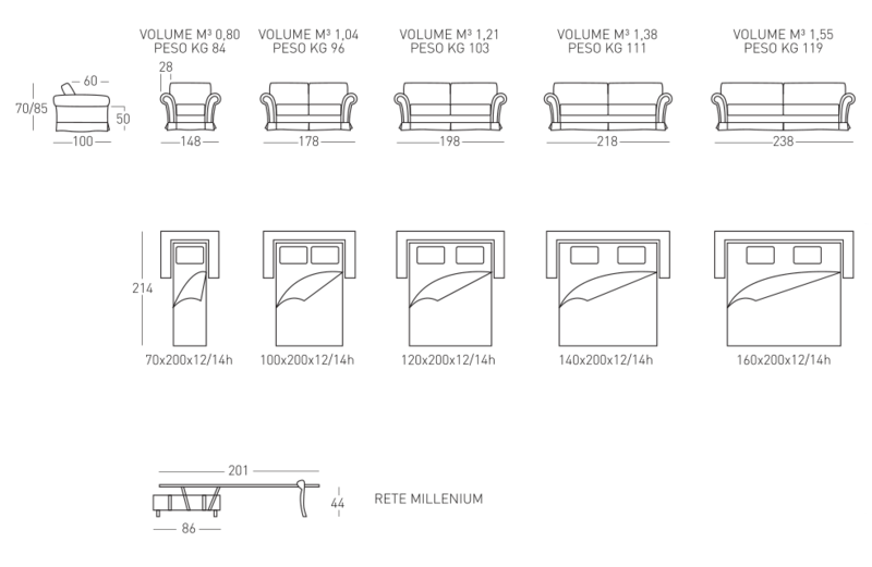 Итальянская мягкая мебель Paris фабрики Epoque My Sofa