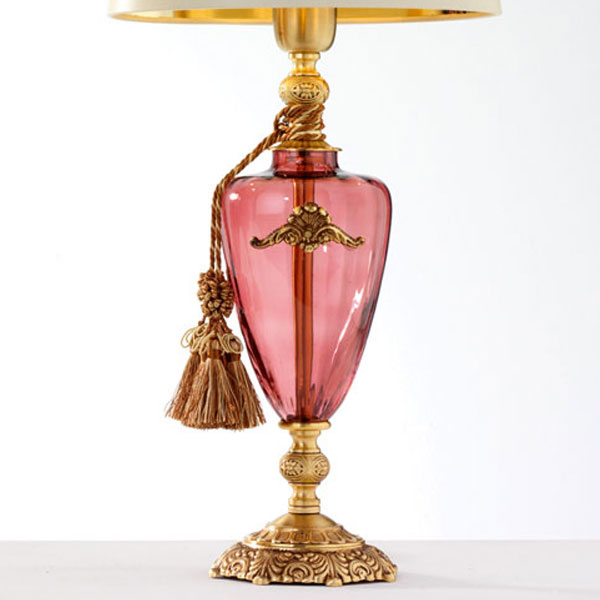 Итальянская настольная лампа ALTEA LP1/Rose-Gold фабрики EUROLUCE LAMPADARI