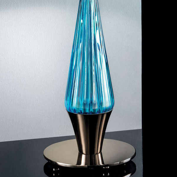 Итальянская настольная лампа ARGO LG1/Blue фабрики EUROLUCE LAMPADARI