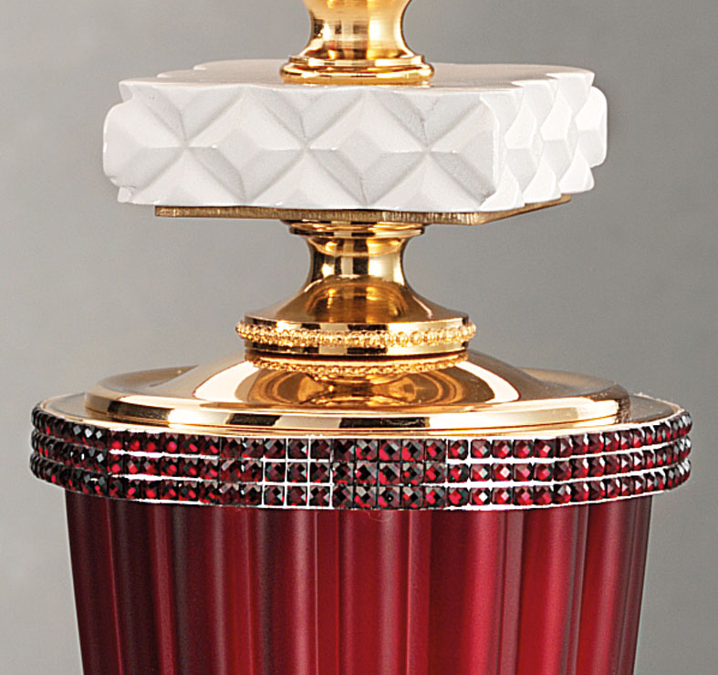 Итальянская настольная лампа MUSEUM LG1/Ruby-Gold фабрики EUROLUCE LAMPADARI