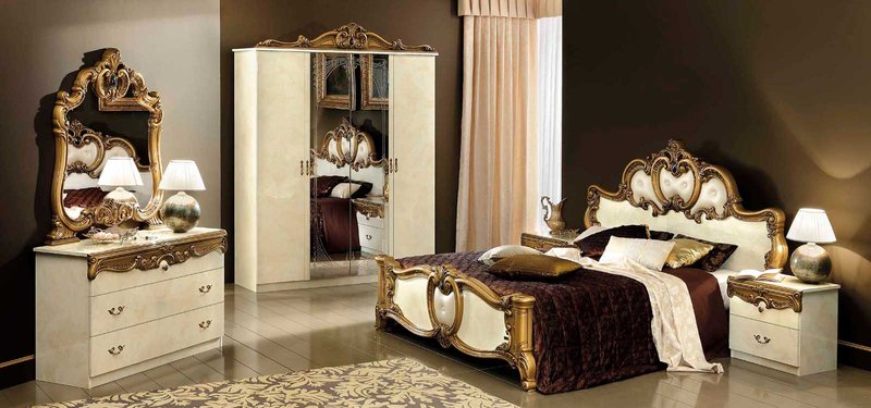 Итальянская спальня BAROCCO IVORY GOLD фабрики CAMELGROUP