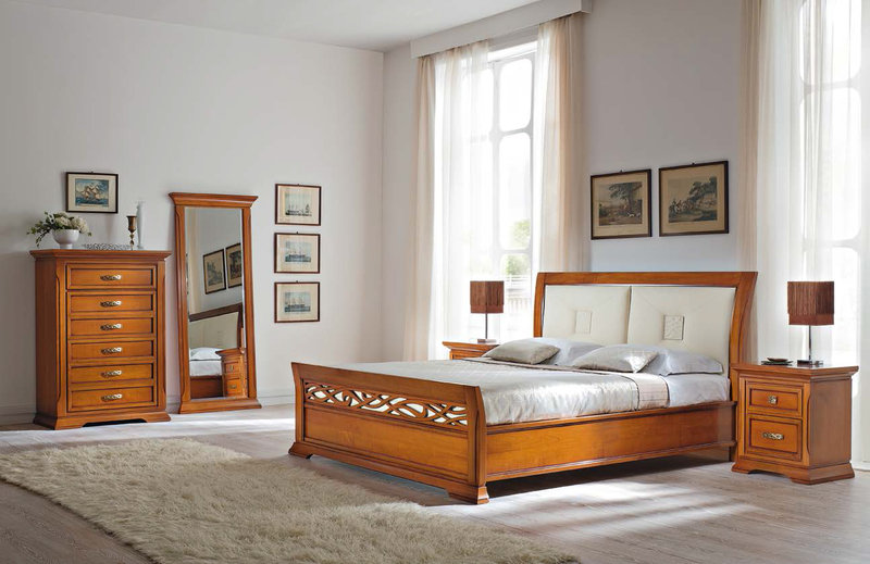 Итальянская двуспальная кровать Bohemia фабрика Prama