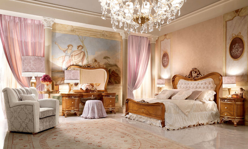 Итальянская спальня Diamante Radica фабрики BARNINI OSEO