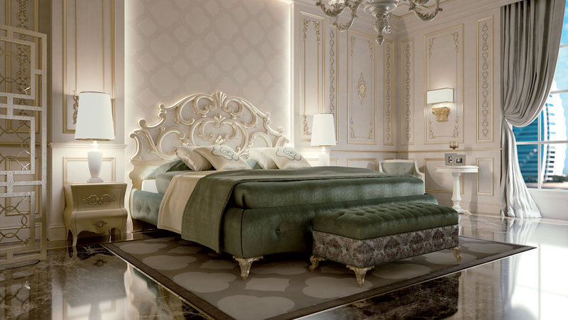 Итальянская спальня Dubai фабрики CARPANESE HOME (Композиция 2)