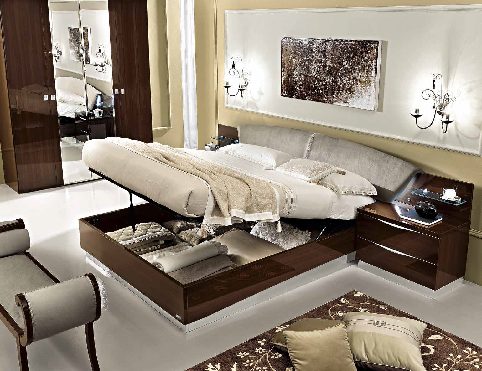 мебель для спальни в современном стиле италия