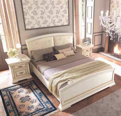 Итальянская двуспальная кровать Palazzo Ducale Laccato фабрики Prama
