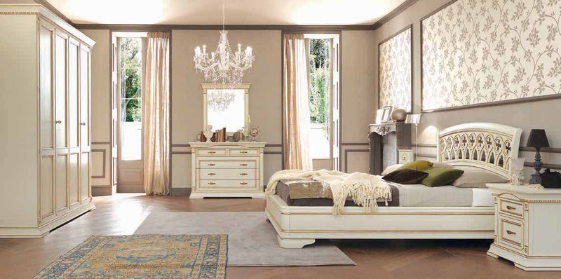 Итальянская двуспальная кровать Palazzo Ducale Laccato фабрики Prama