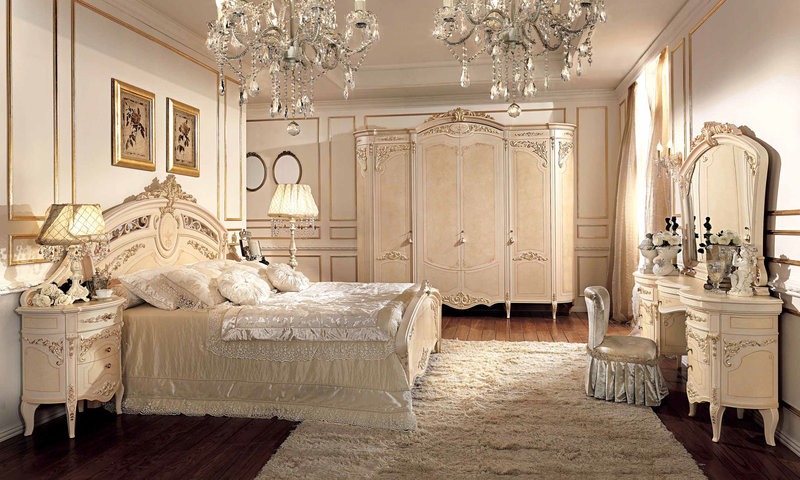 Итальянская спальня Regenza Luxury Lacca Antica фабрики BARNINI OSEO
