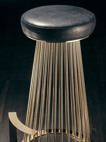 Итальянский барный стул RENDEZ-VOUS фабрики GIOPAGANI