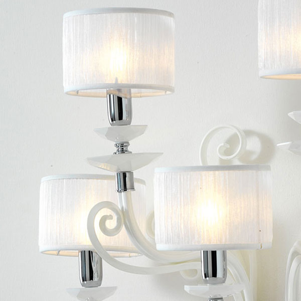 Итальянский бра ALICANTE White shade A5 фабрики EUROLUCE LAMPADARI