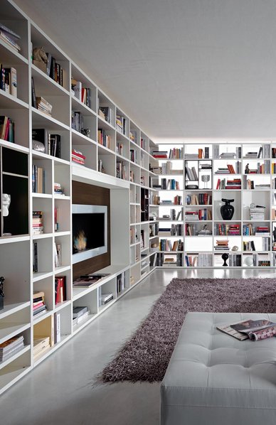 Итальянский книжный шкаф LIBRERIA 09 фабрики KIKO Итальянский книжный шкаф LIBRERIA 09 фабрики KIKO