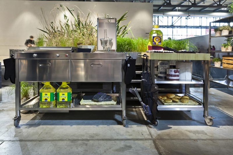 Итальянский кухонный гарнитур 130 Plancha And Deep-Fat Fryer 01 фабрики ALPES INOX