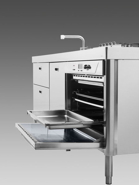 Итальянский кухонный гарнитур 250 фабрики ALPES INOX
