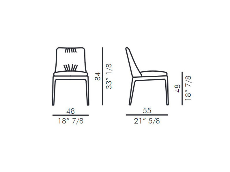Итальянский стул MAX DELUXE legno фабрики EFORMA