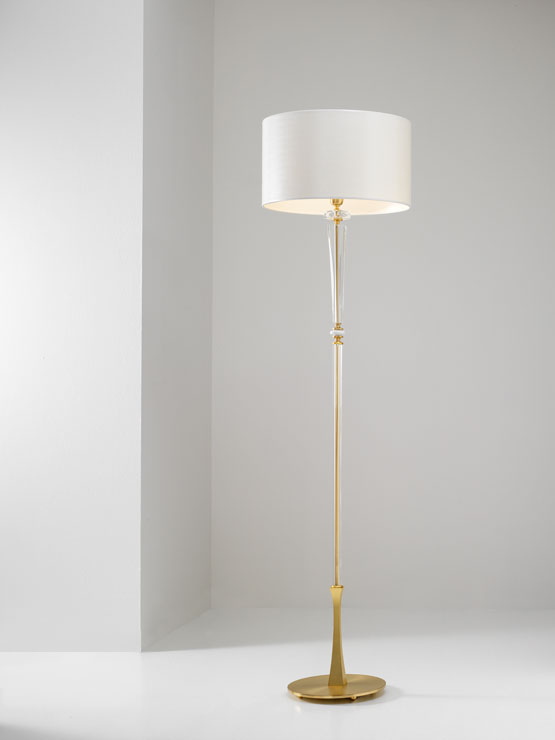 Итальянский торшер CLOE PT1/White-Gold фабрики EUROLUCE LAMPADARI