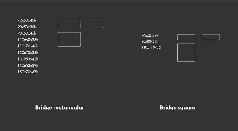 Итальянский журнальный столик BRIDGE фабрики SOVET