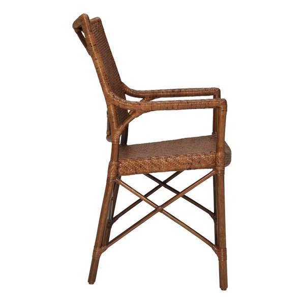 Итальянский стул с подлокотниками BRIOCHE фабрики JANUS ET CIE