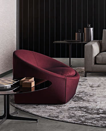 Итальянское кресло CAPRI фабрики MINOTTI