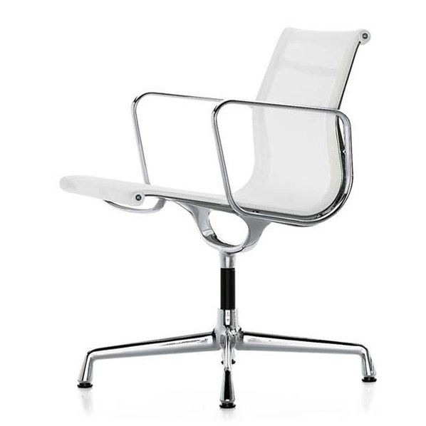 Кресло Eames Style Netweave Conference Chair EA 108 белая сетка от дизайнера CHARLES & RAY EAMES Кресло Eames Style Netweave Conference Chair EA 108 белая сетка от дизайнера CHARLES & RAY EAMES